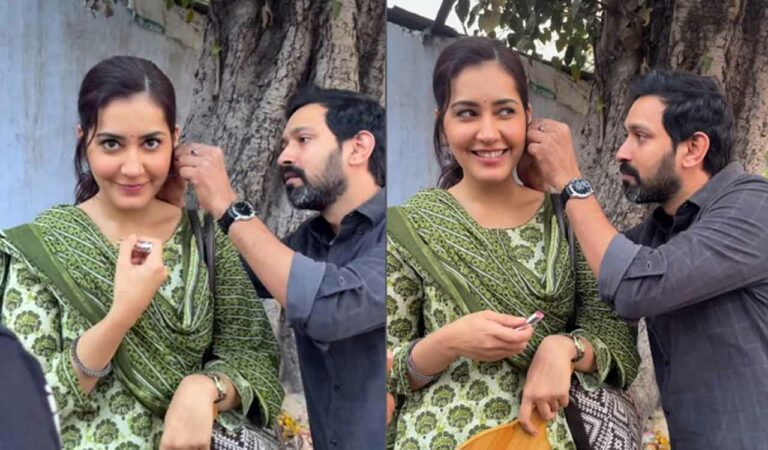 On Saturday, the actress took to her Instagram, and gave her fans a glimpse into a sweet moment with her co-star Vikrant Massey.