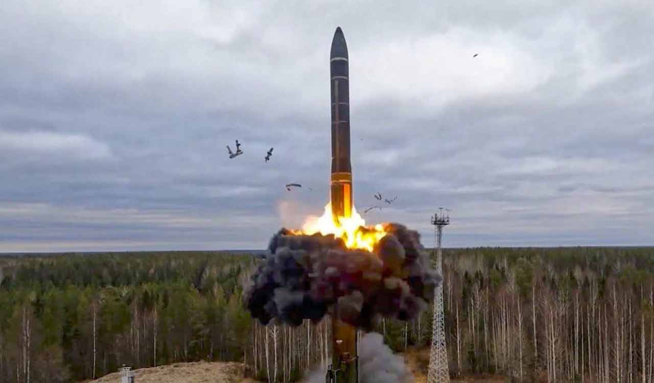 Ukraine says Russia has launched an ICBM in an attack for the first time in the war