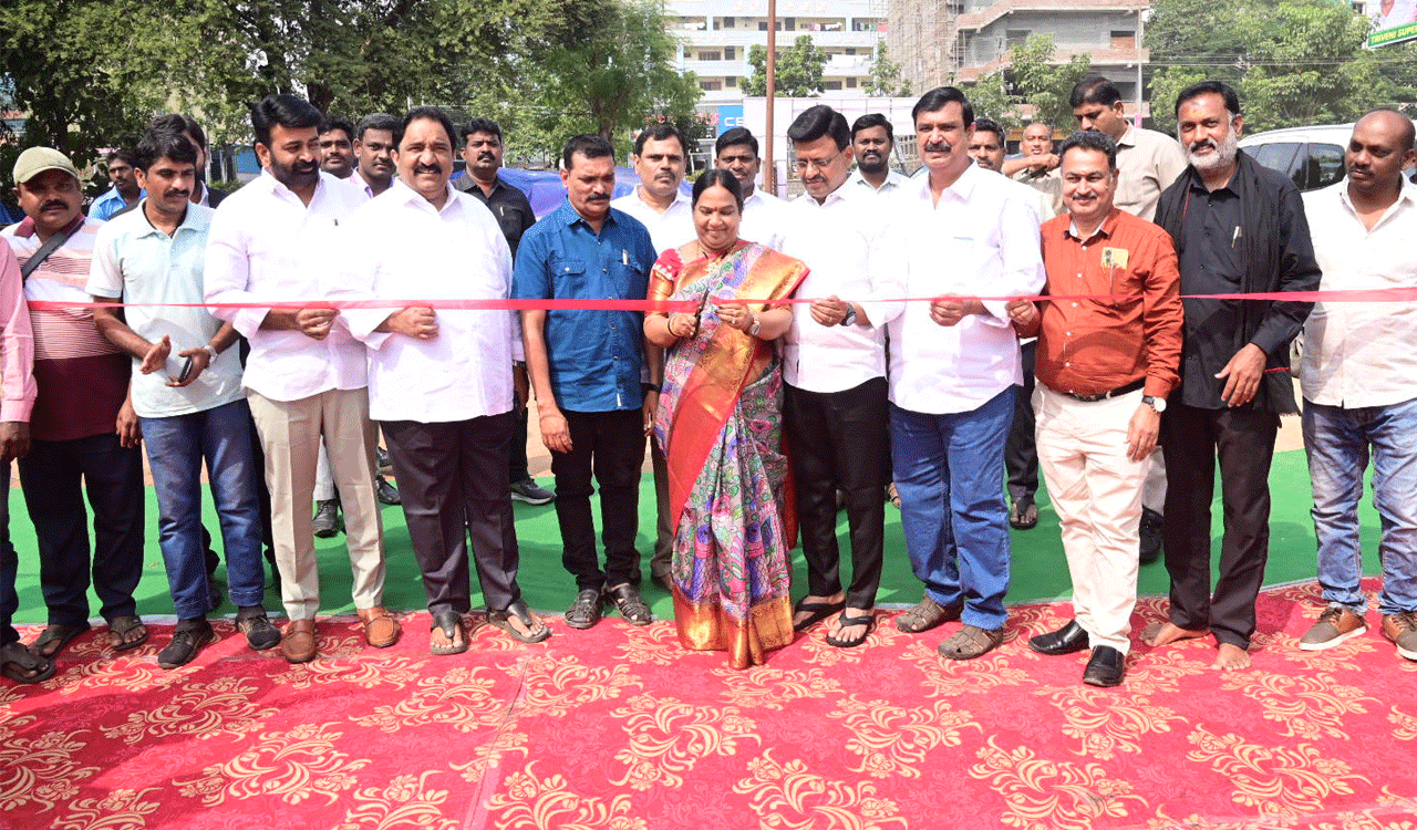 Two-day TT-NT Auto Show gets underway in Khammam, gets good response