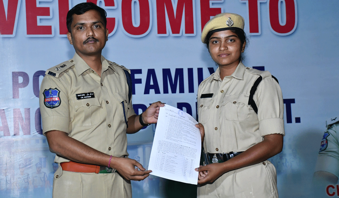 Sangareddy: Newly recruited constables report to duty