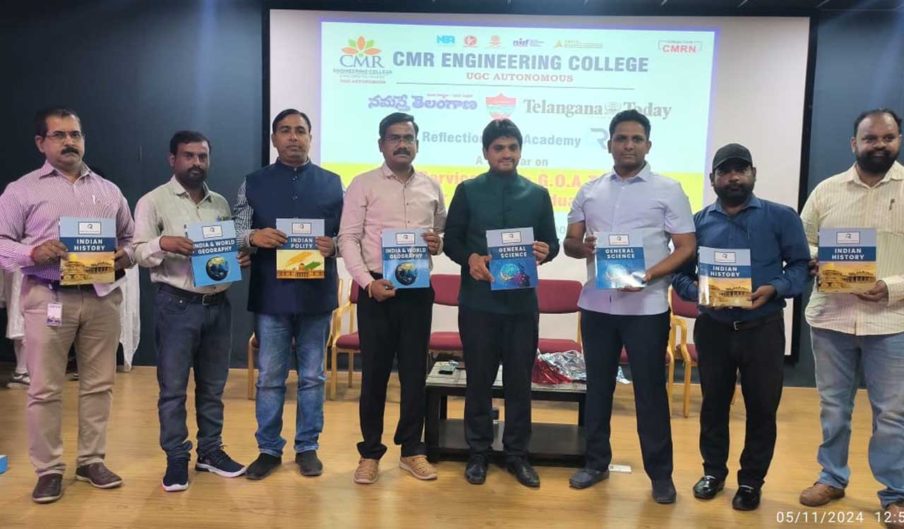 Reflections IAS Academy conducts seminar at CMR Engineering College in Medchal