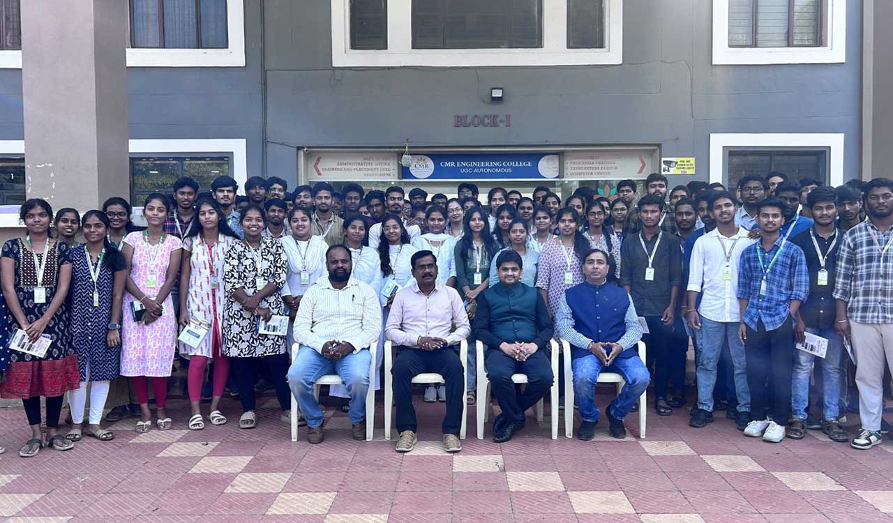Reflections IAS Academy conducts seminar at CMR Engineering College in Medchal