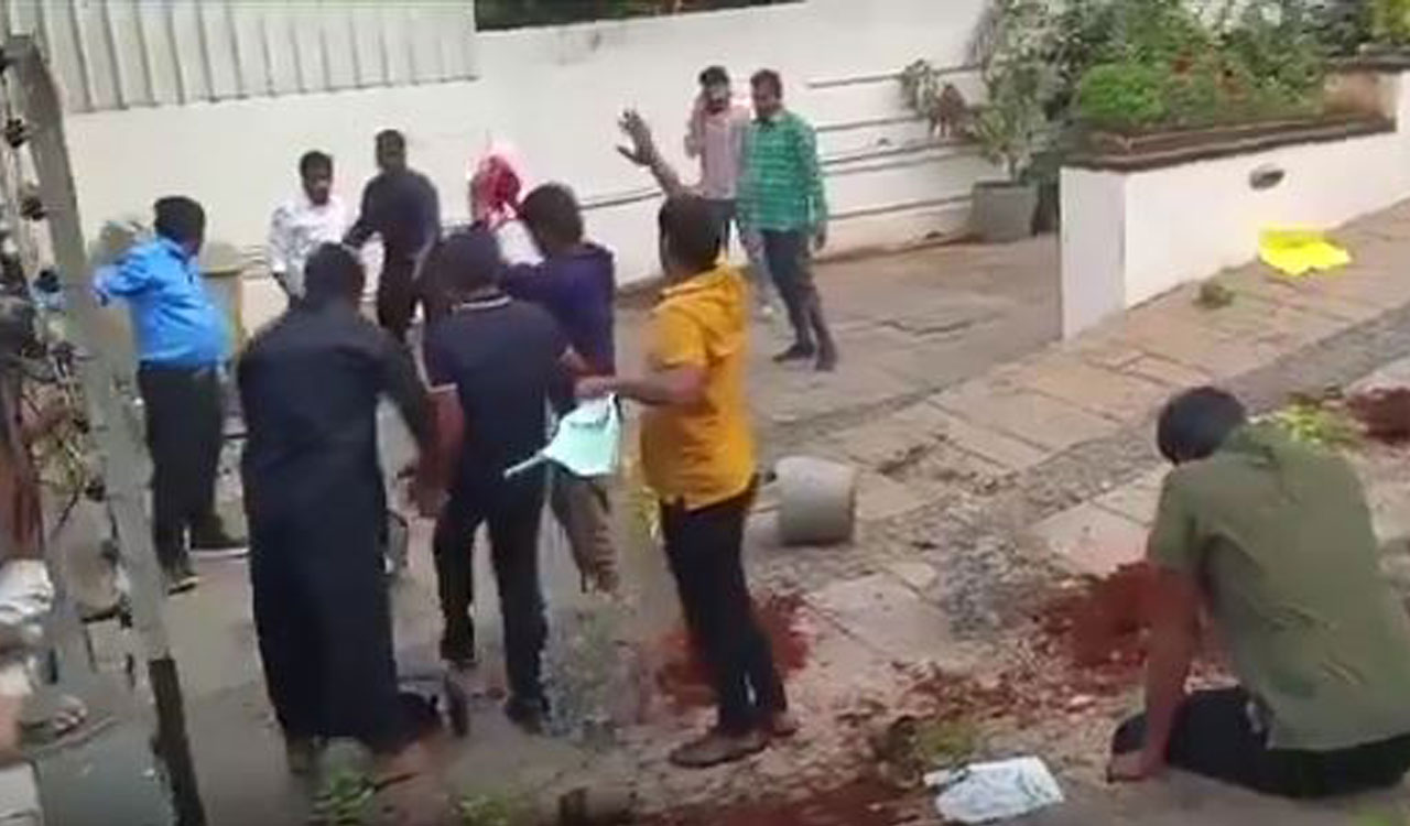 Watch: Allu Arjun faces student protest outside his home over Pushpa 2 stampede incident