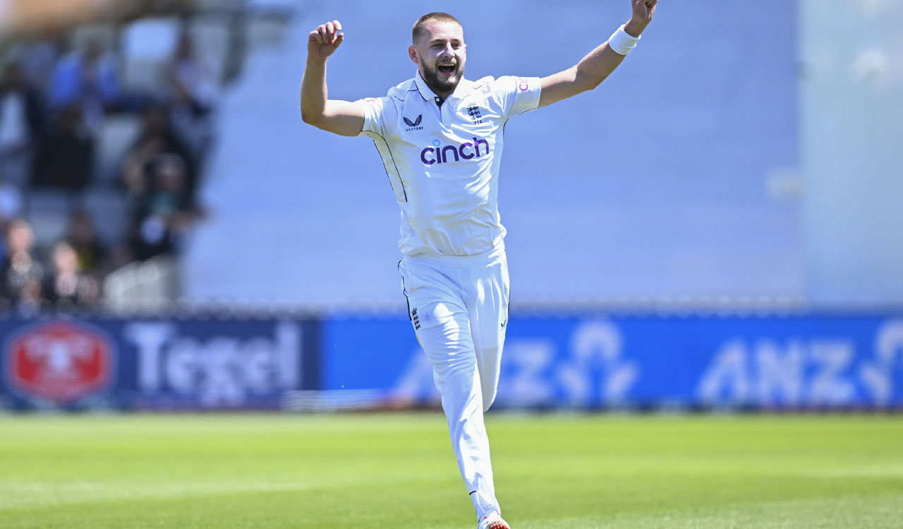 Gus Atkinson’s hat-trick gives England edge over New Zealand