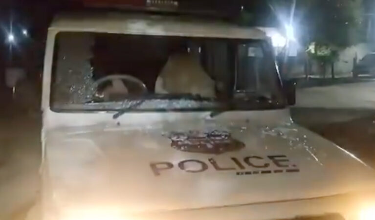 Violence broke out in Gudihatonoor village of Adilabad