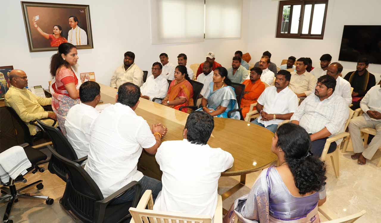 BRS MLC K Kavitha slams Congress for failing to fulfill key promises to BCs