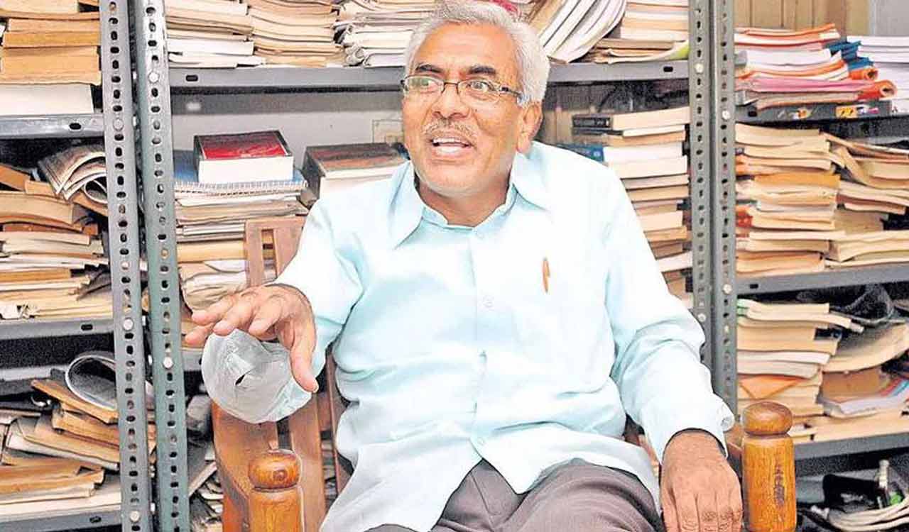 BRS appreciates Siddha Reddy for rejecting Congress govt honours in protest against Telangana cultural destruction