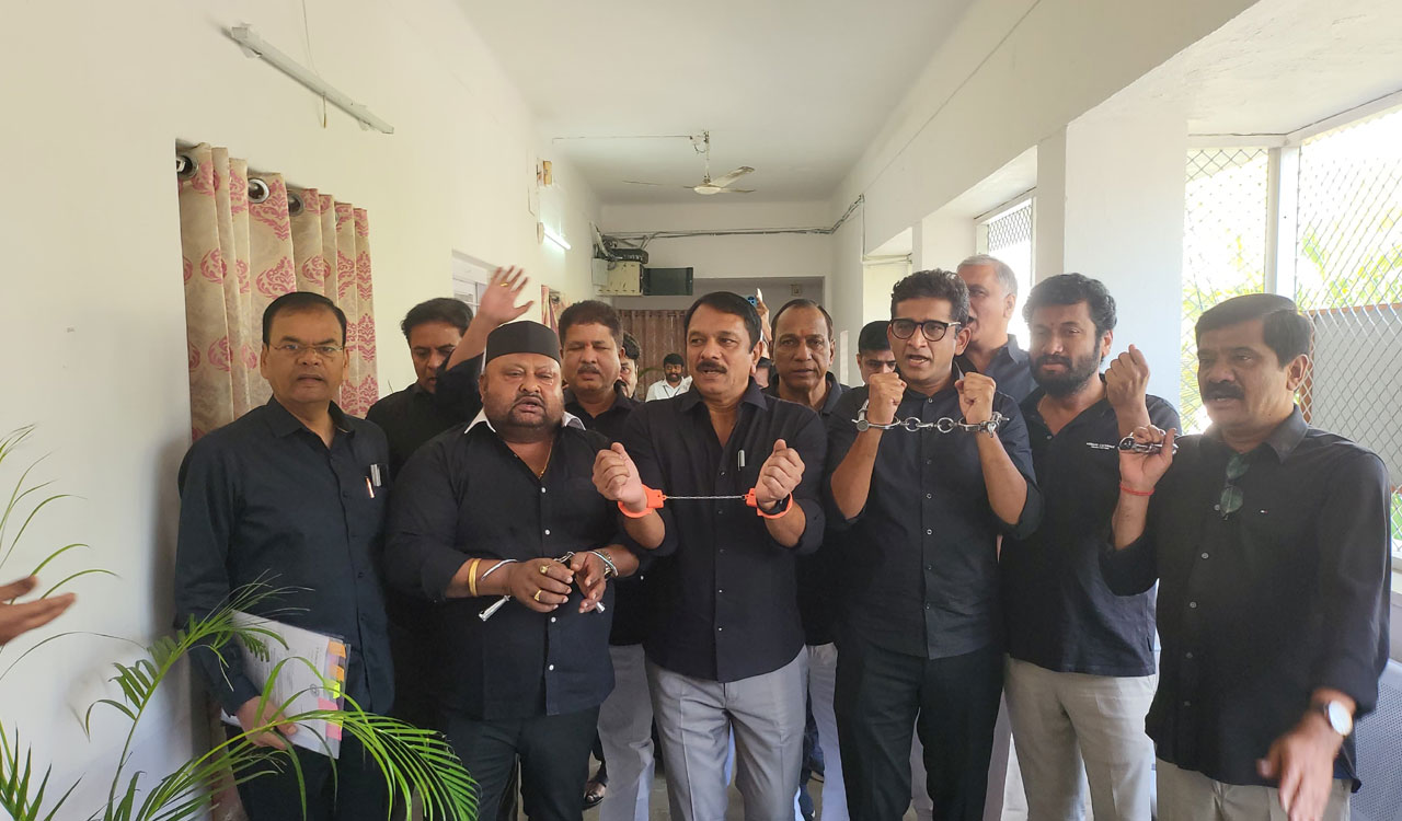 Telangana Assembly adjourned after BRS protests over Lagacherla handcuffing rock House