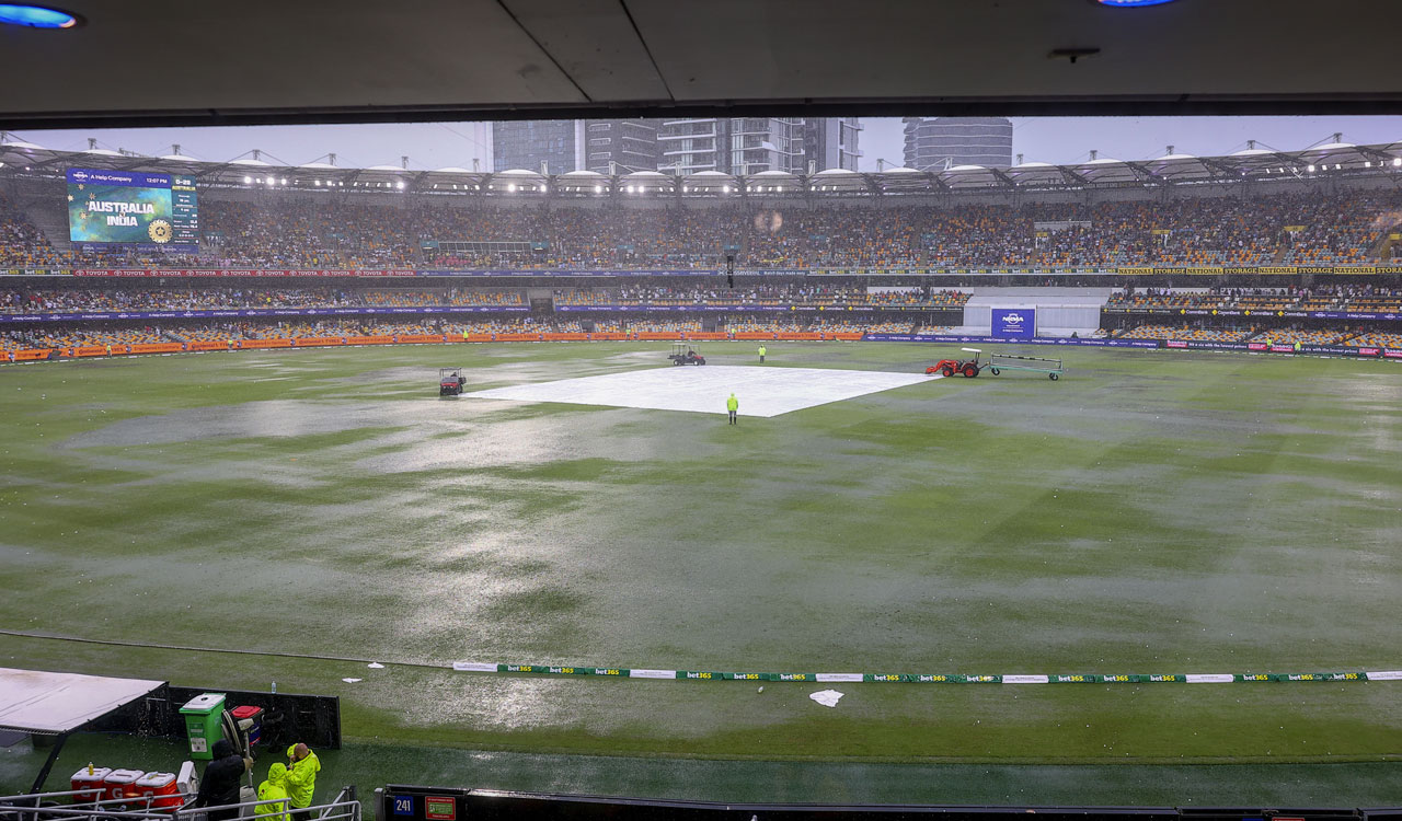 Gabba Test: Second session washed out as rain plays spoilsport