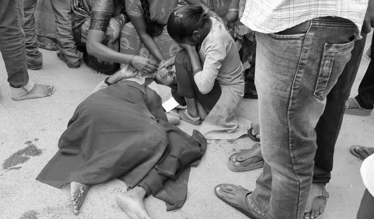 Bus rams into students at bus-stop, two Inter students injured in Medak