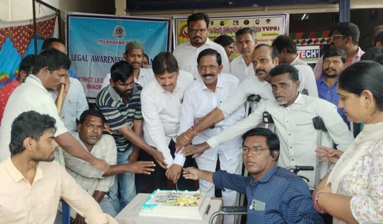 DLSA and TVPS celebrated International Day of Disabled Persons in Kothagudem.