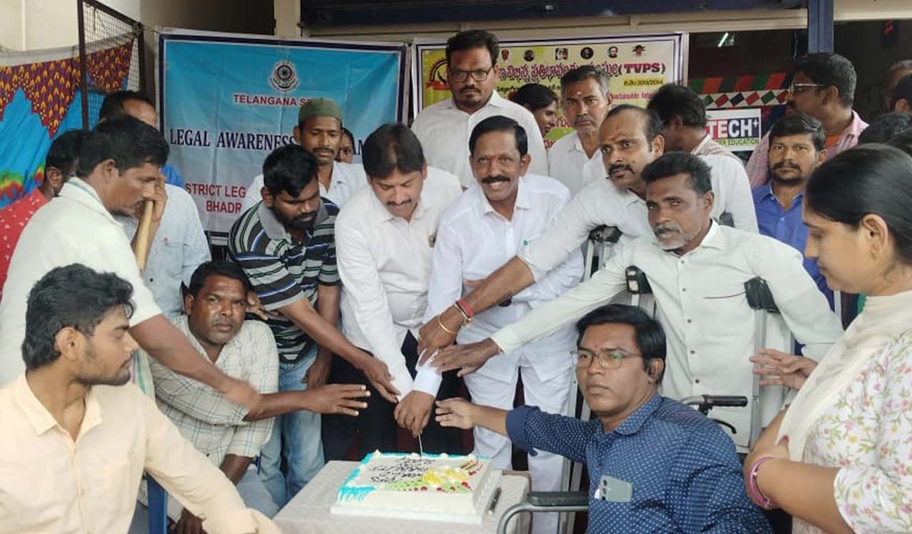 Kothagudem: TVPS, DLSA celebrates International Day of Disabled Persons