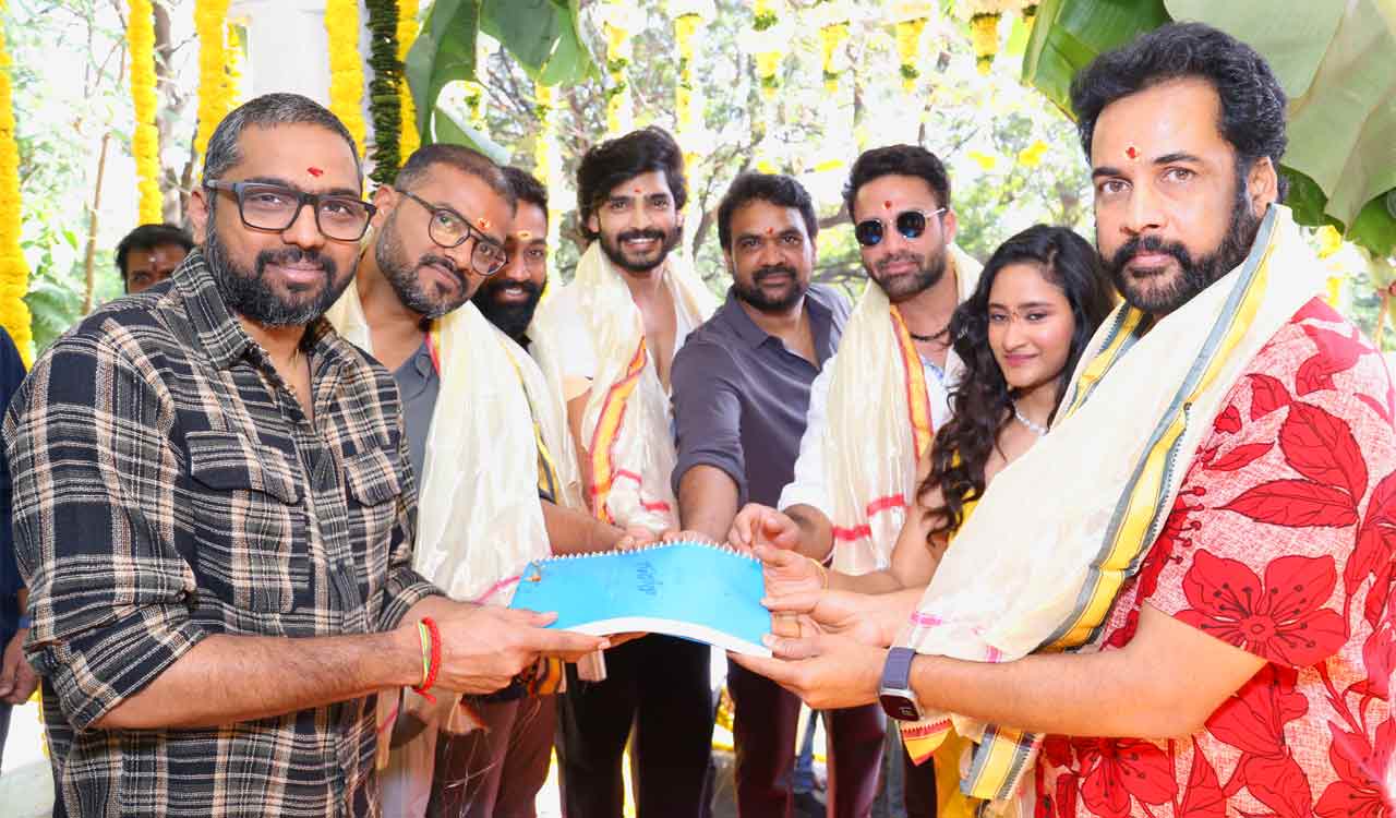 ‘Dhandoraa’ launched with puja ceremony under Loukya Entertainments banner