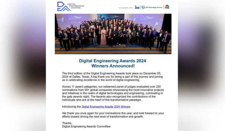 Digital Engineering Award