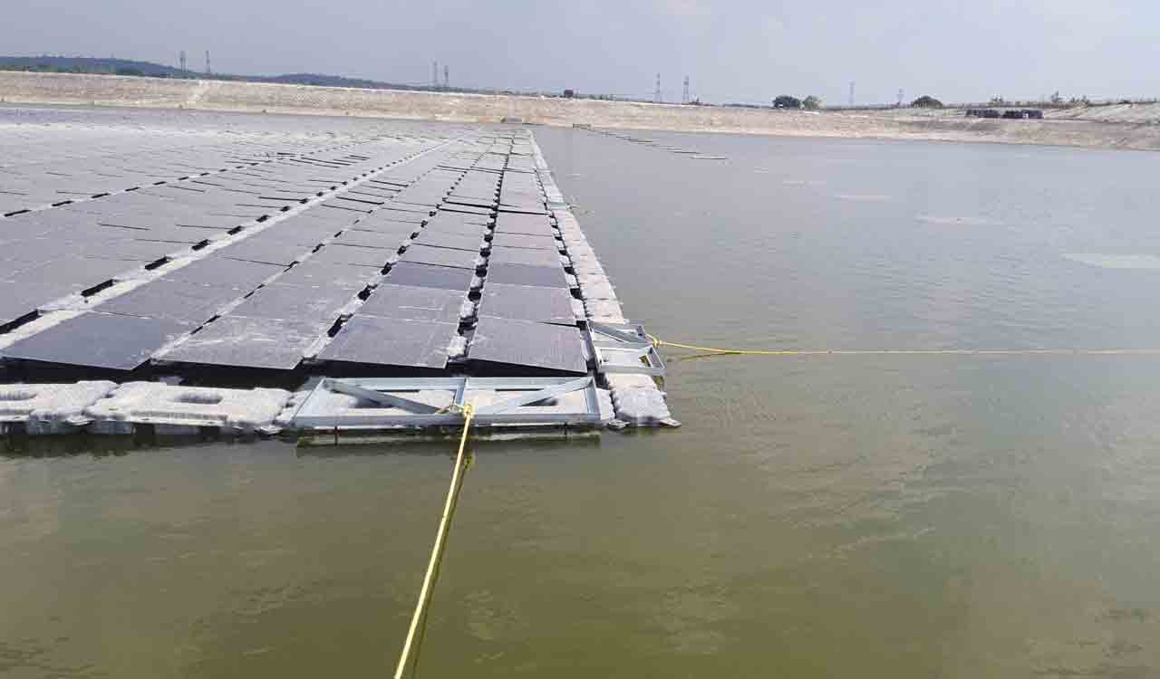 Telangana: Floating solar plant slowly moving towards reality in Lower Manair Dam