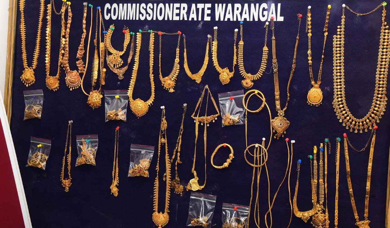 Warangal SBI Robbery: Three held, jewellery worth Rs.1.84 crore recovered