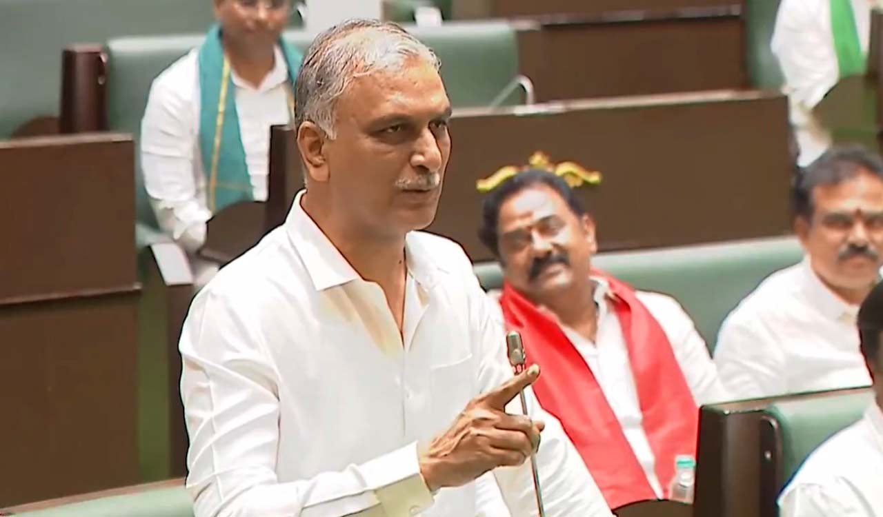 Harish Rao slams Revanth Reddy for misleading Assembly