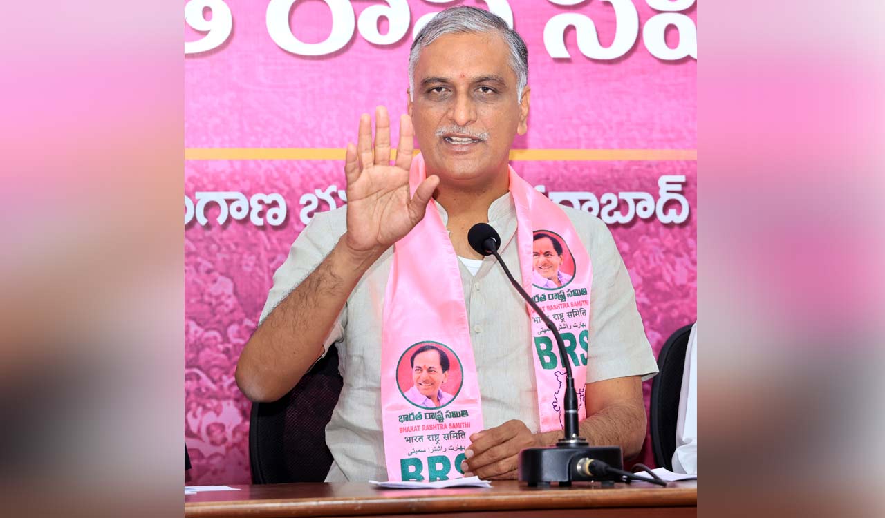 Harish Rao slams CM on delayed payments for anganwadi workers