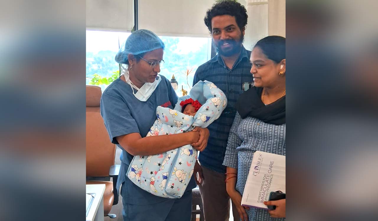 Hyderabad couple welcomes baby after four miscarriages: KIMS doctors achieve medical marvel