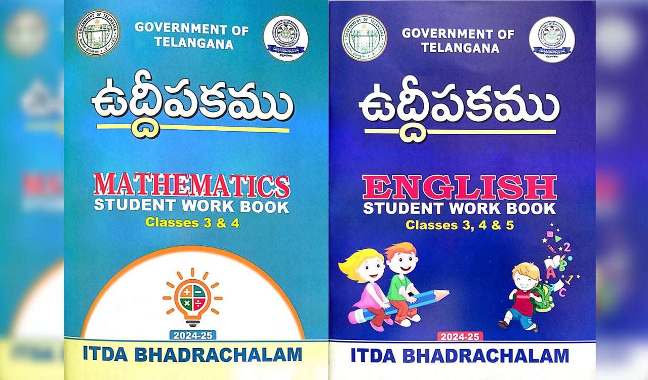 ITDA Bhadrachalam prepares workbooks to teach English, Maths at primary level