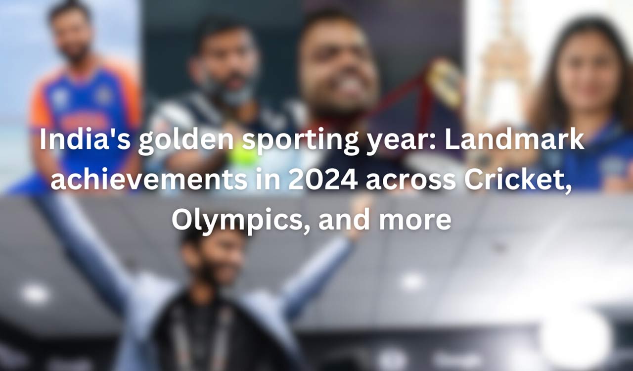 India’s golden sporting year: Landmark achievements in 2024 across Cricket, Olympics, and more