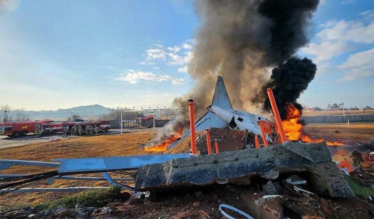 28 dead as Jeju airline plane veers off runway, catches fire in Muan of South Korea, 181 on board