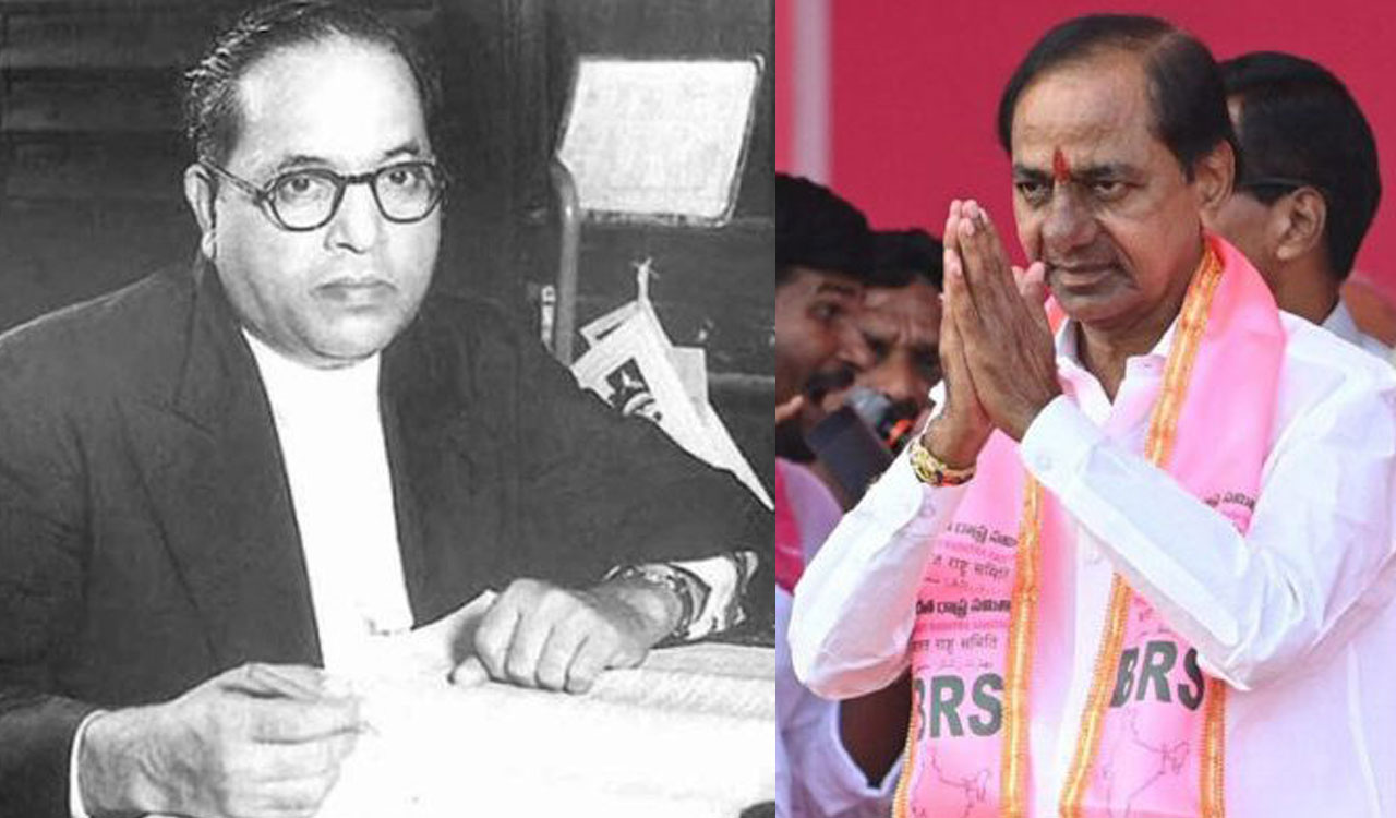 KCR pays tribute to Dr BR Ambedkar, recalls his contribution to the nation