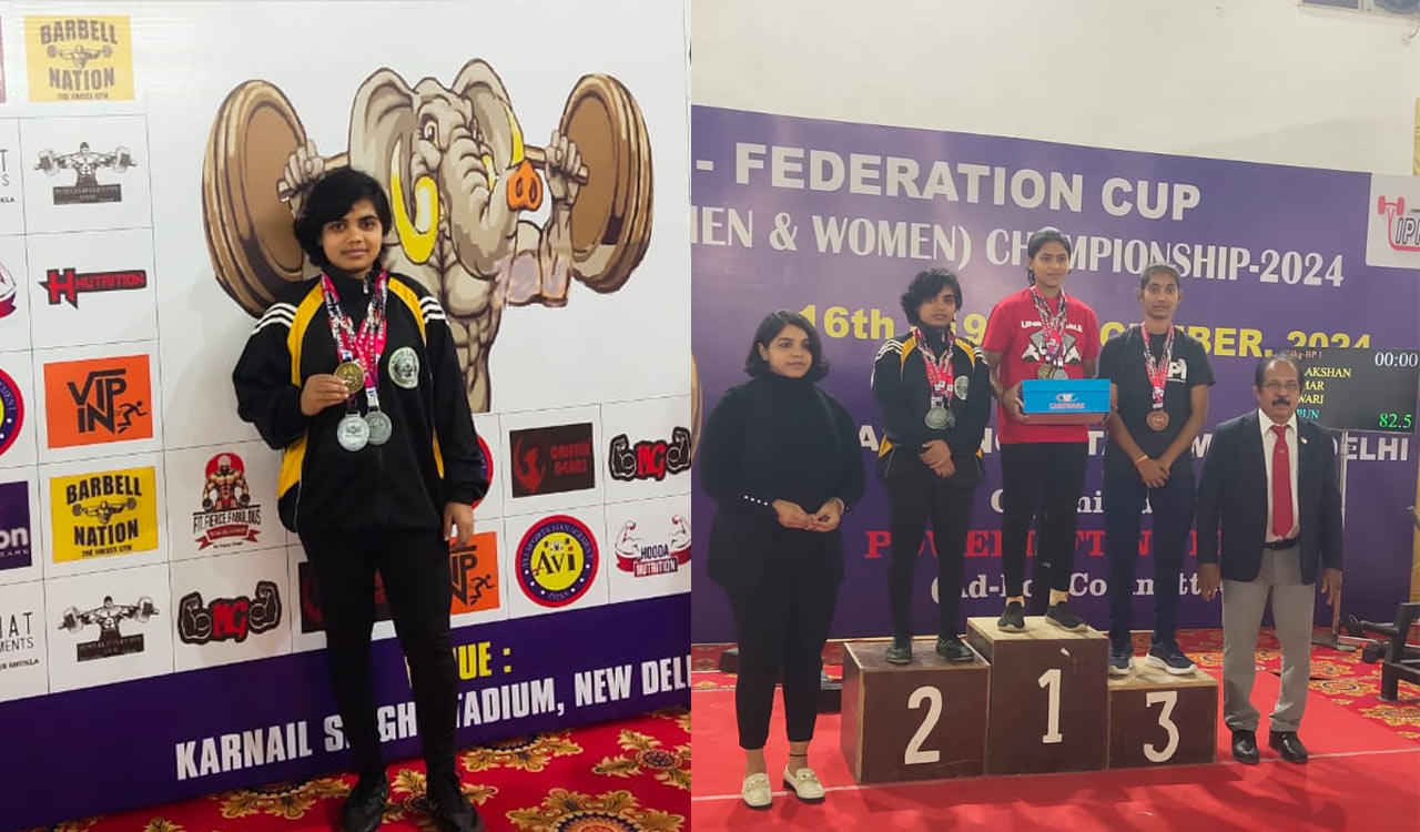 Karimnagar powerlifter wins silver medal in national level event