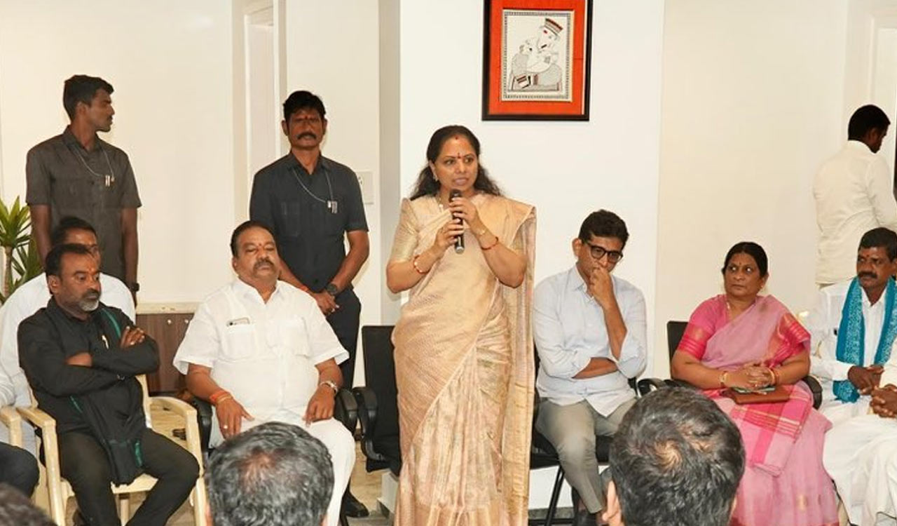 Kavitha warns Congress government against harassment of BRS activists
