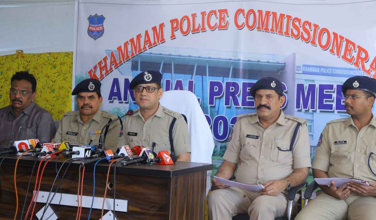 Annual crime report: Cheating cases in Telangana’s Khammam increase by 112.3%