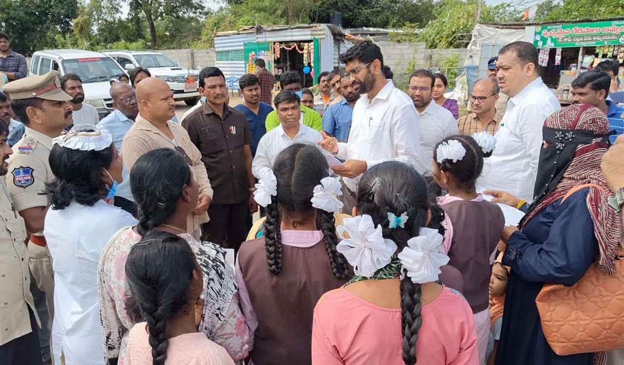 Kothagudem: District Collector flags shortcomings at Ramavaram MCH centre during inspection