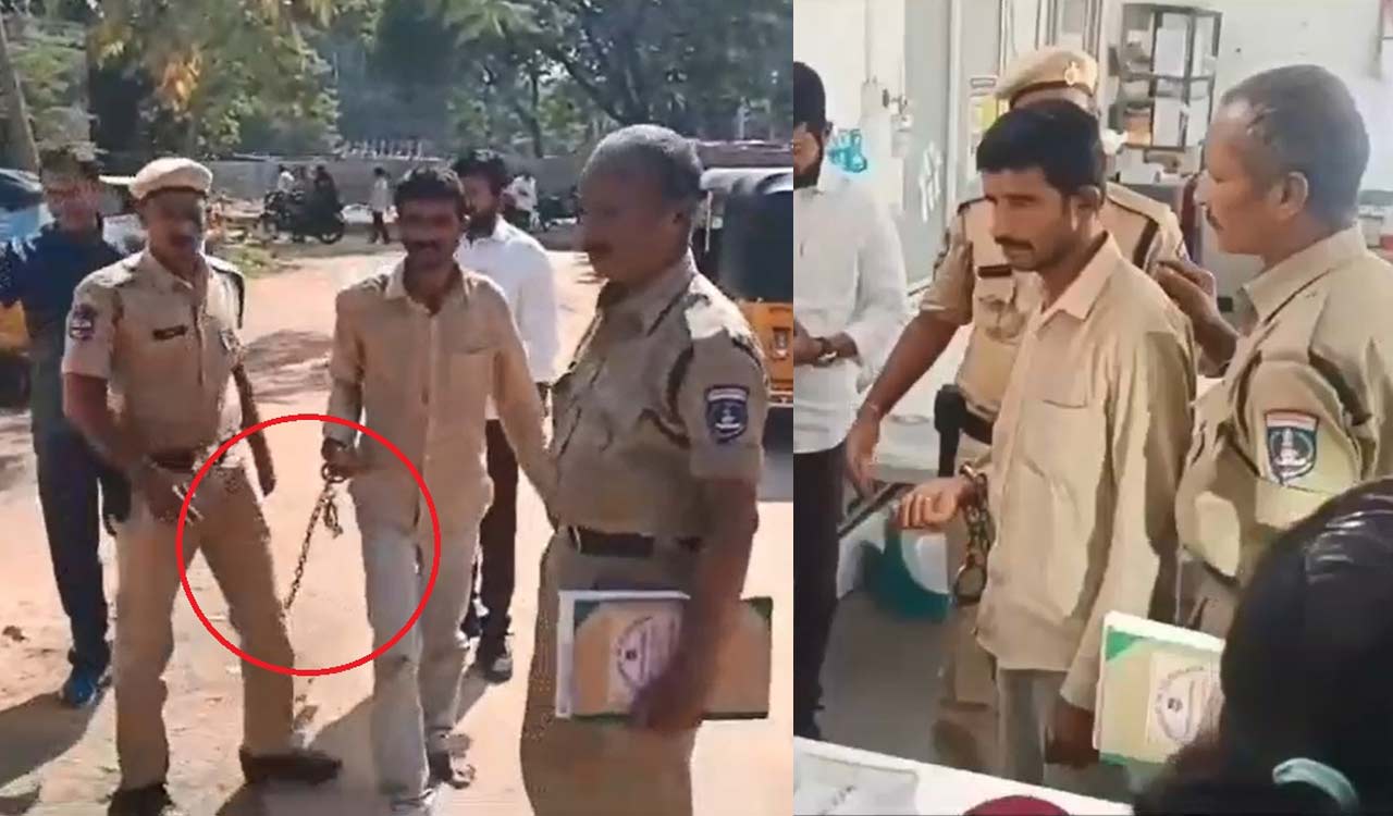 Lagacherla handcuffing incident: Farmer’s father says will protest at CM’s house