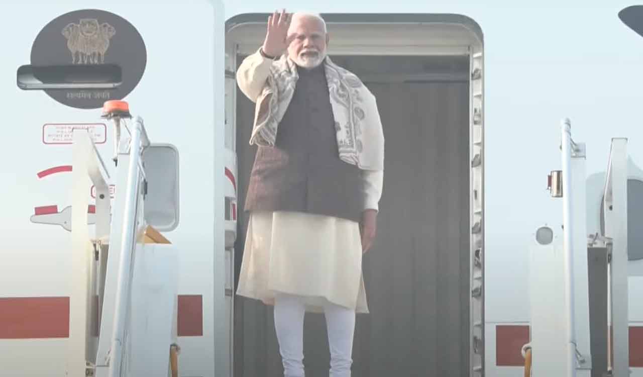 Modi embarks on historic Kuwait visit, first Indian PM tour in 43 years
