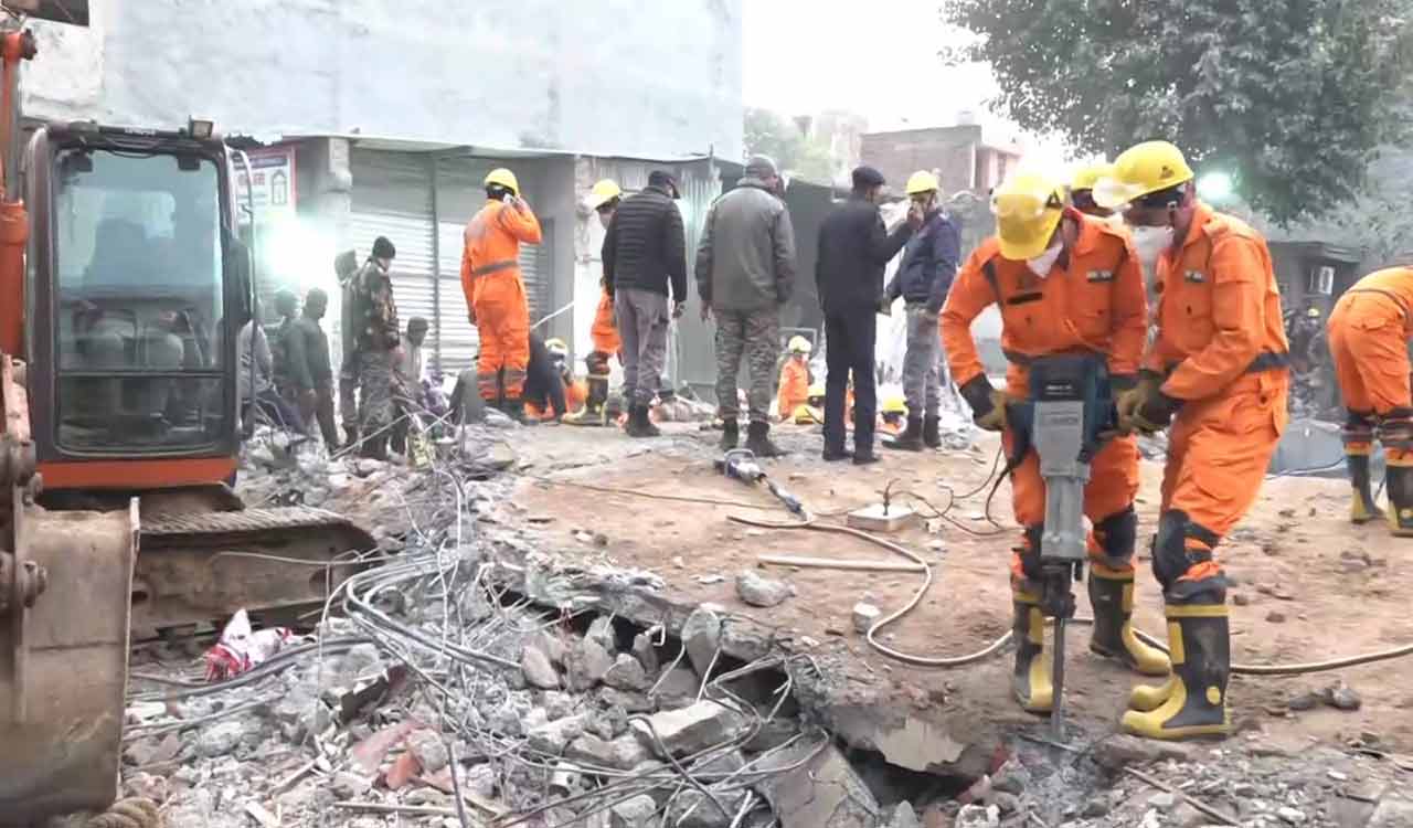 Mohali building collapse: Five still trapped under rubble, rescue ops underway