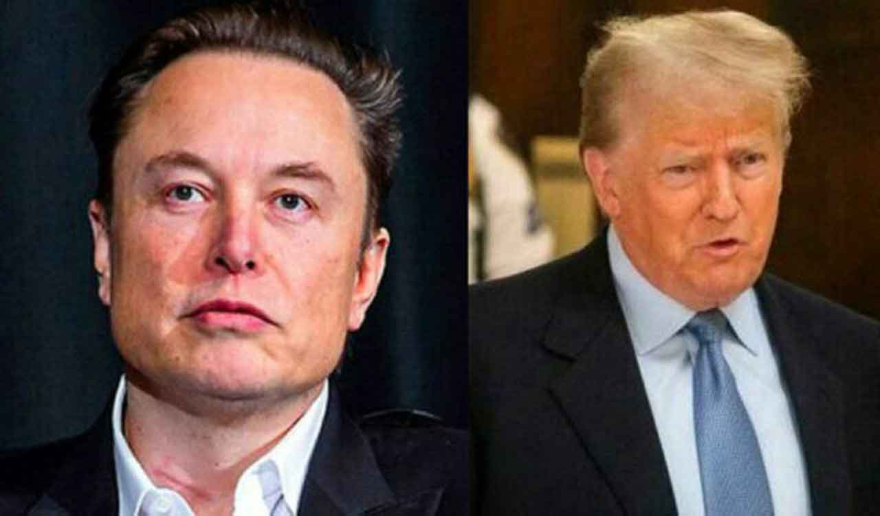 Trump sides with Musk as tech billionaire vows to ‘go to war’ to defend H-1B-Telangana Today