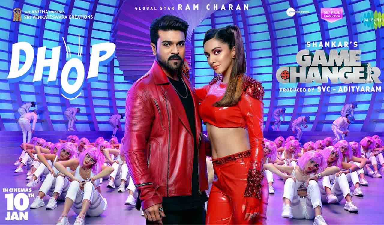 Ram Charan, Kiara Advani set screen on fire with dazzling dance moves in ‘Dhop’ from ‘Game Changer’