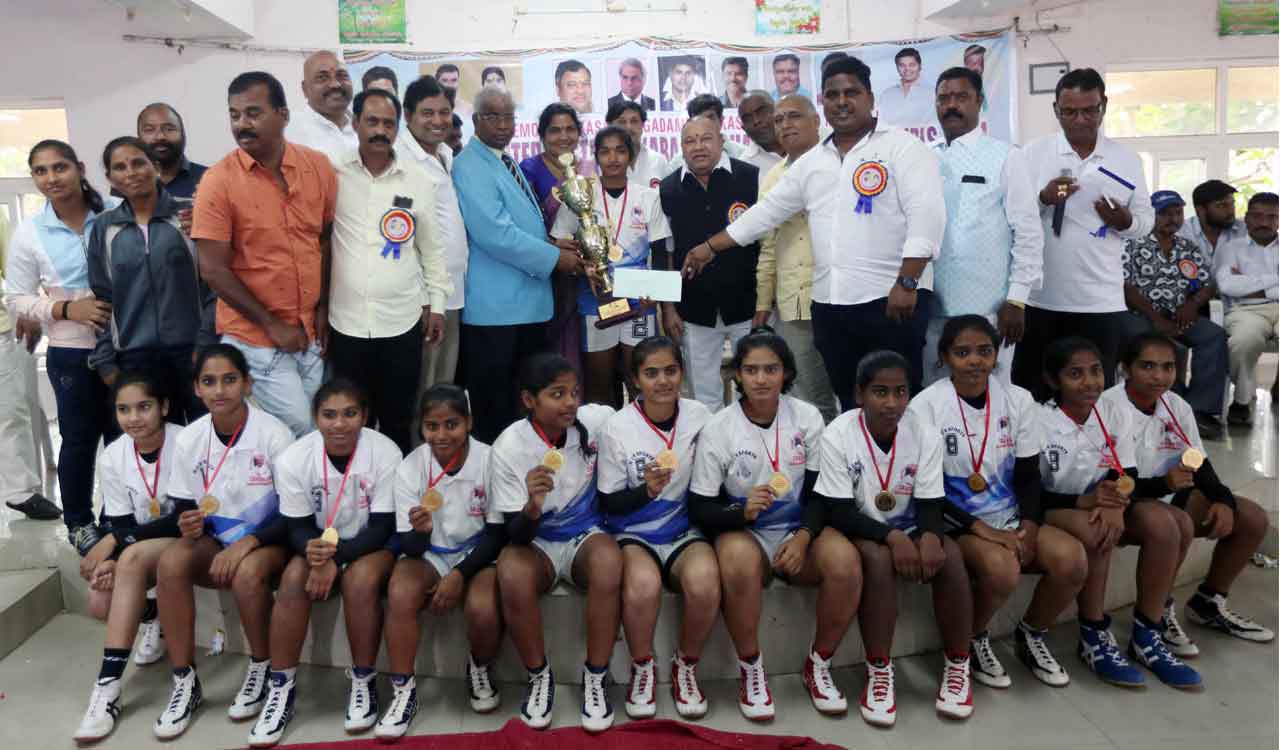 Ranga Reddy girls Kabaddi champions