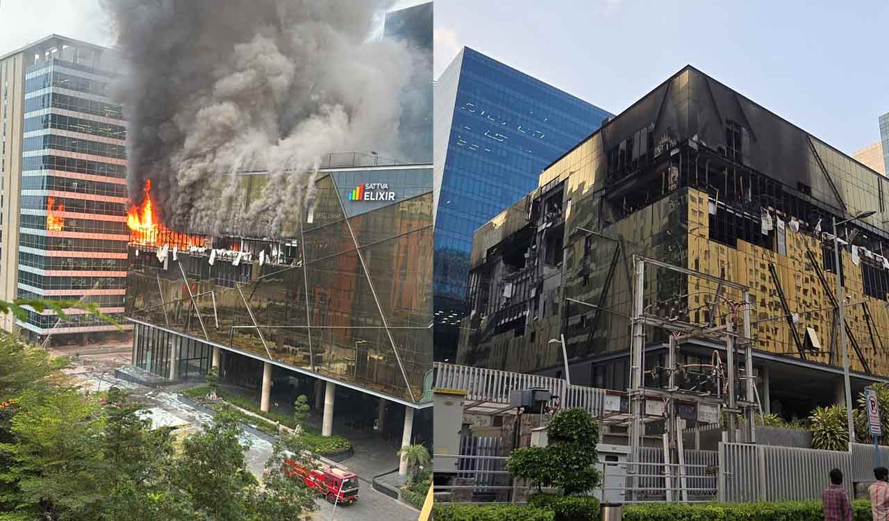 Sattva Knowledge City fire was due to gas leak: DG Fire Services