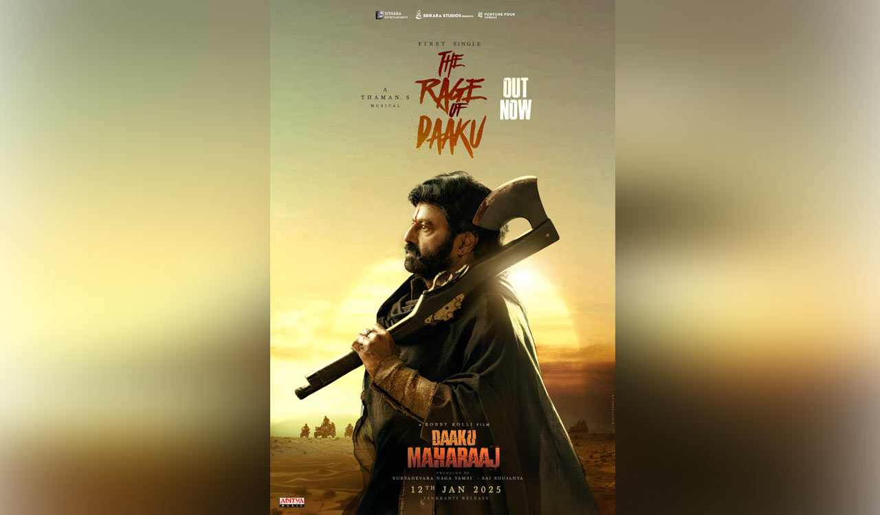 ‘The Rage of Daaku’ song from Balakrishna’s upcoming film ‘Daaku Maharaaj’ out now