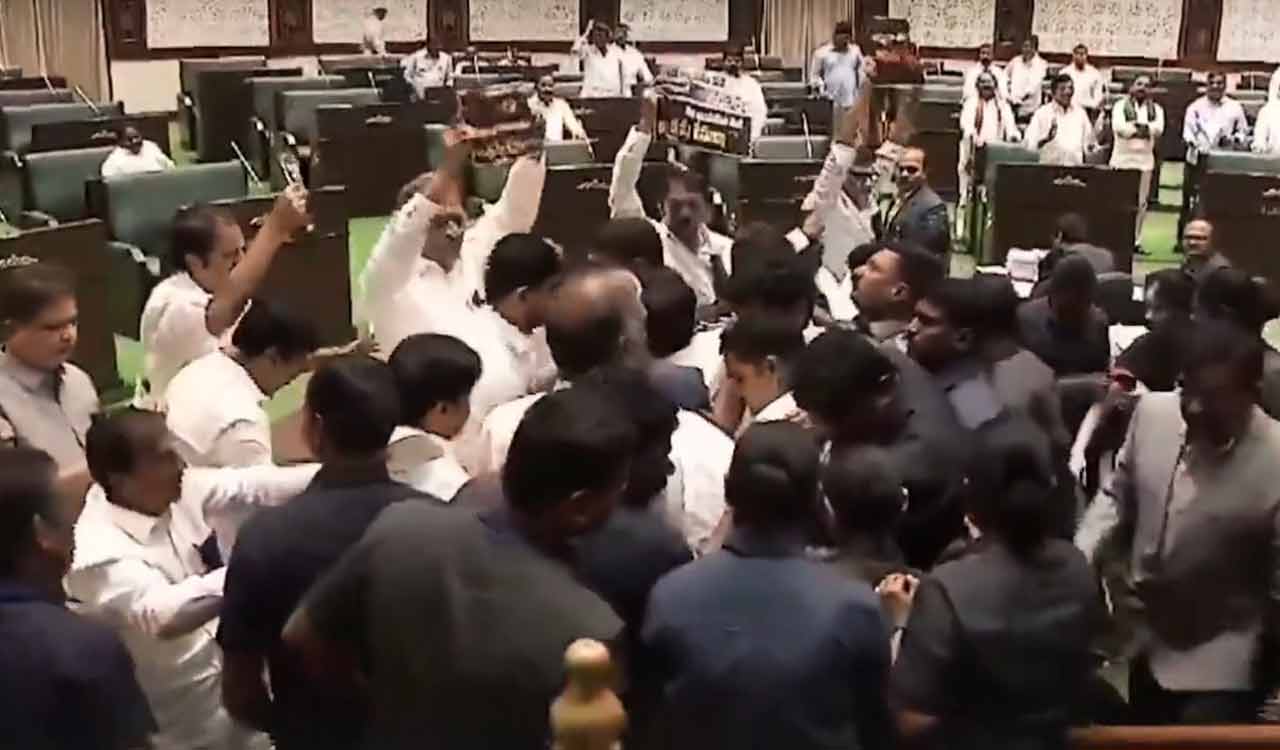 Updated: Furore in Telangana Assembly over Formula-E case against KTR
