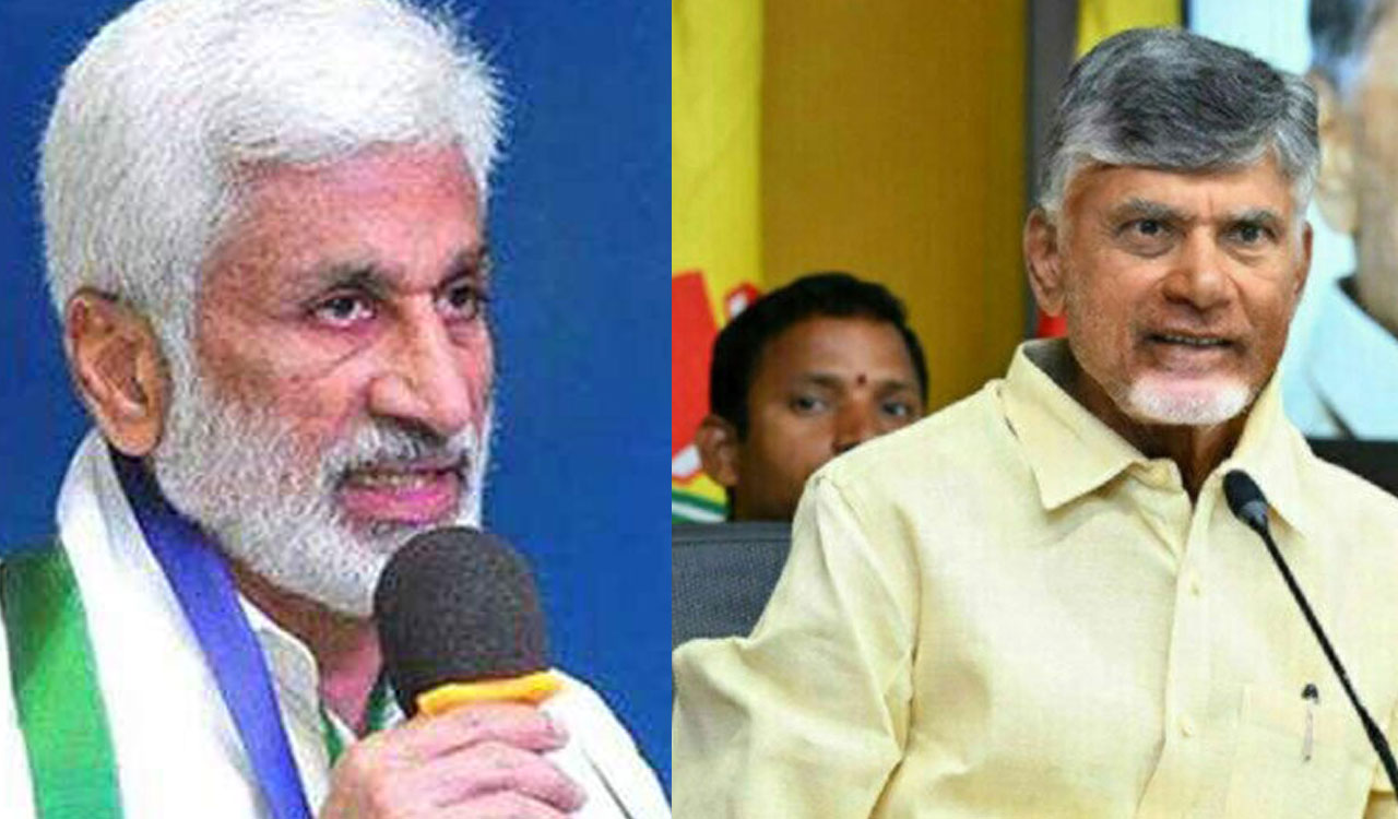 Kakinada Port: Vijayasai to file defamation case against Naidu