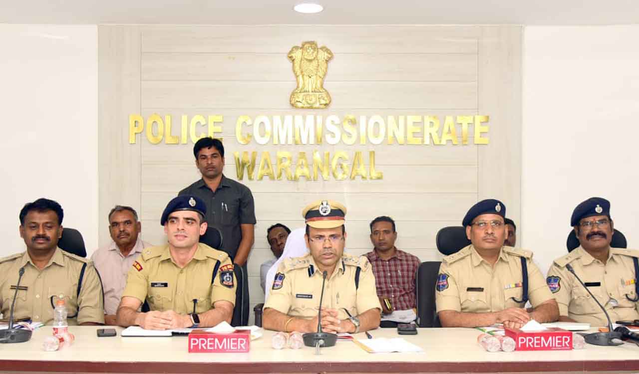 Crime rate in Telangana’s Warangal drops 3.21% in 2024, reveals annual report