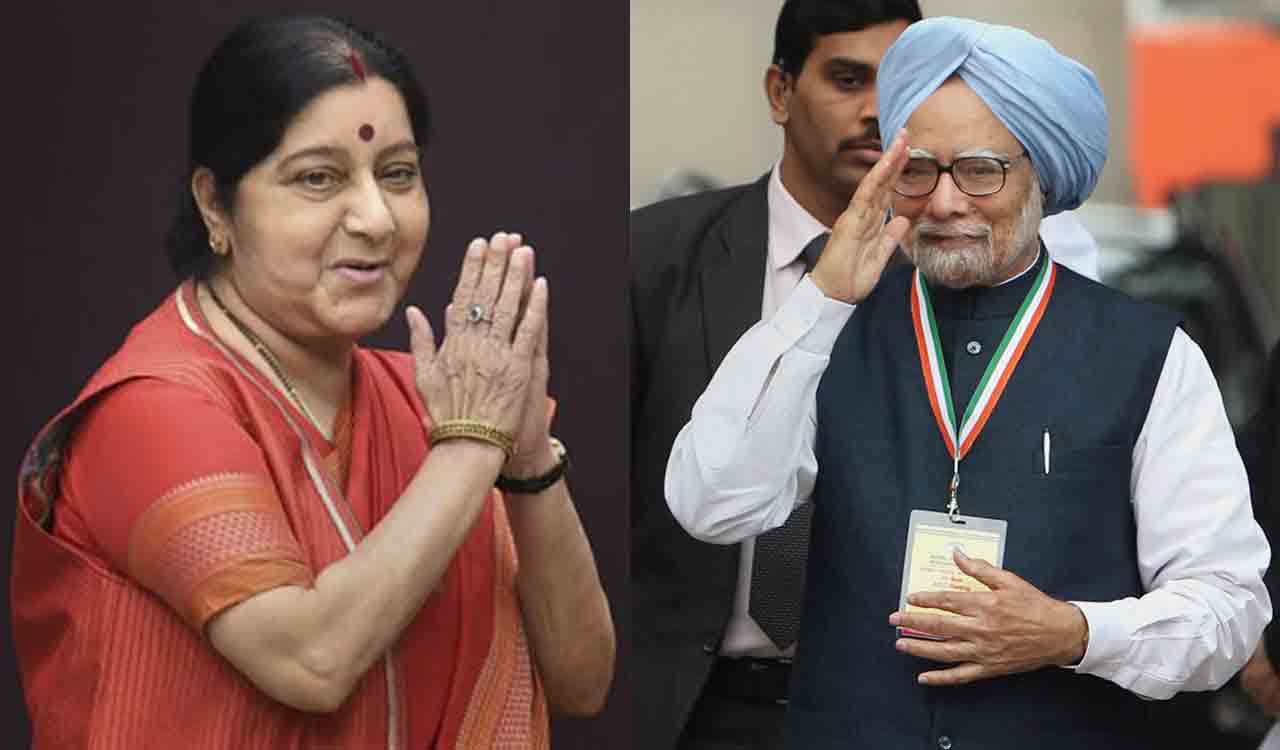 When Manmohan Singh invoked poets during banters with Sushma Swaraj in Lok Sabha