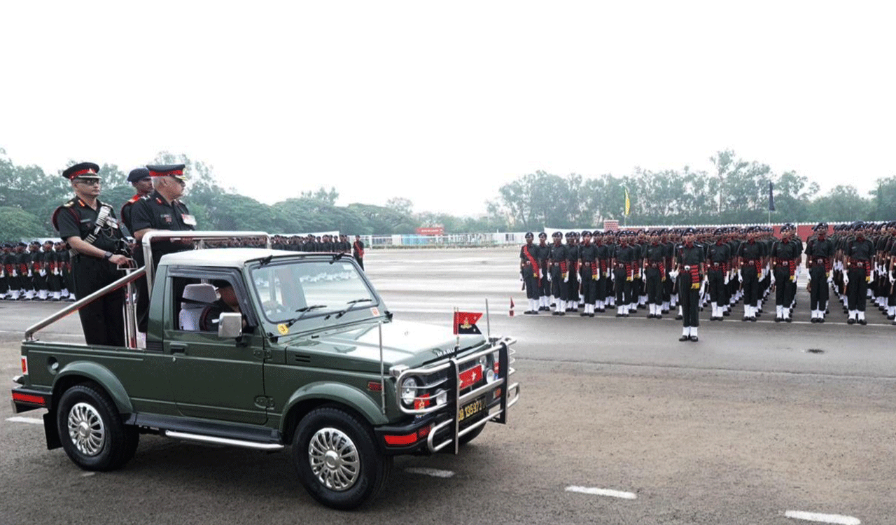 Hyderabad: 4th batch of Agniveers passing out ceremony held at Artillery Centre
