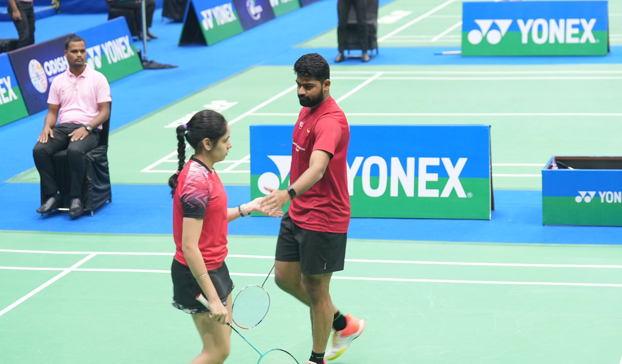 Mixed doubles badminton: Navaneeth Bokka, Ritika Thaker break into top 100