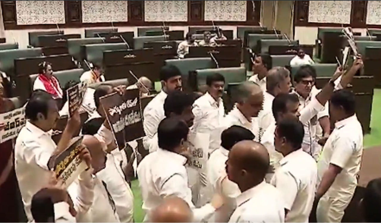 Telangana Assembly: BRS demands discussion on formula e-race issue; Stages walk out