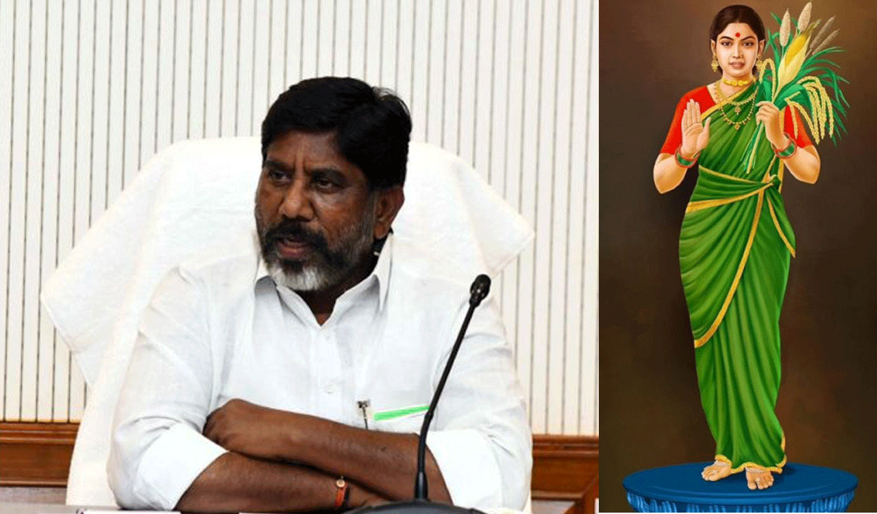 Law soon to prevent changes in Telangana Thalli statue, says Bhatti