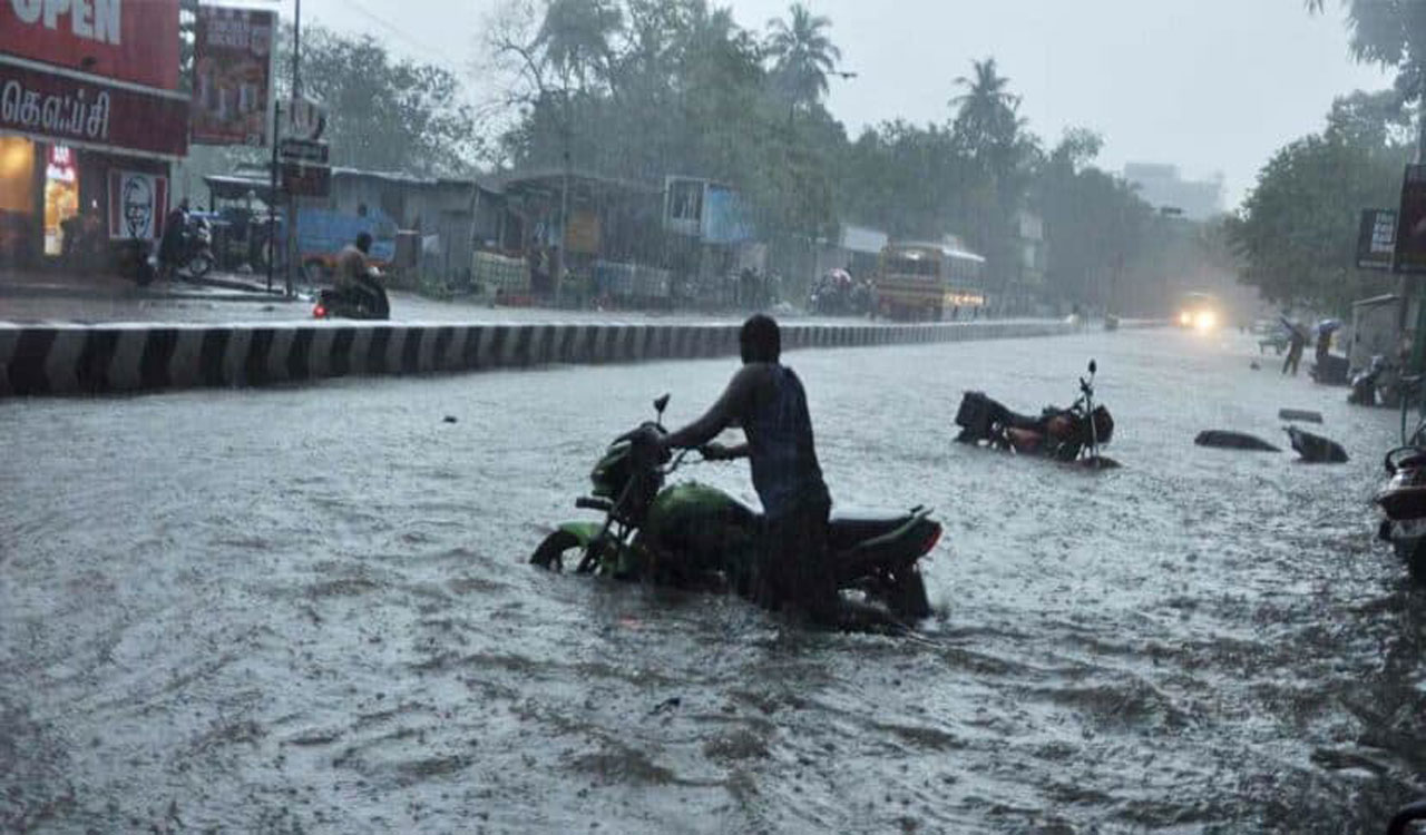 Widespread rains wreak havoc in Tamil Nadu, schools closed in many districts