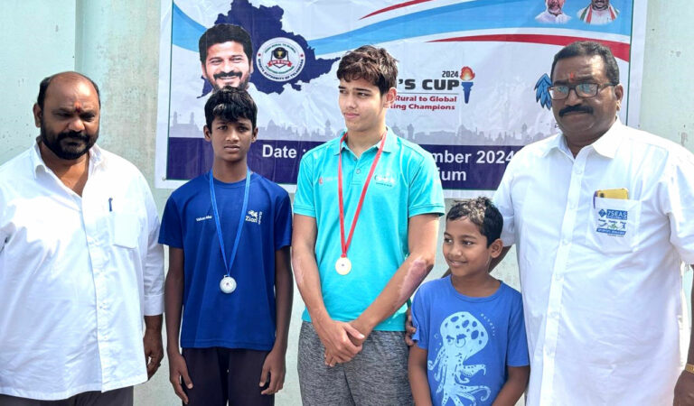 CM Cup: Jordan clinches swimming title at Hyderabad District Swimming Competition