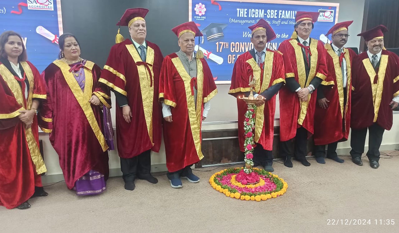 Hyderabad’s ICBM-School of Business Excellence celebrates 17th Convocation Ceremony